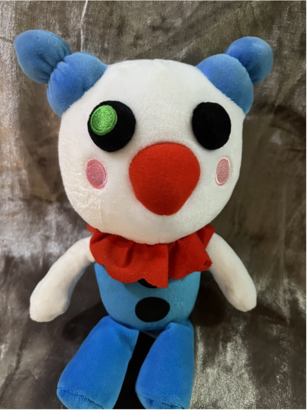 PhatMojo Roblox Piggy Plush Clowny Stuffed Animal Series 1 Blue White Red 9"